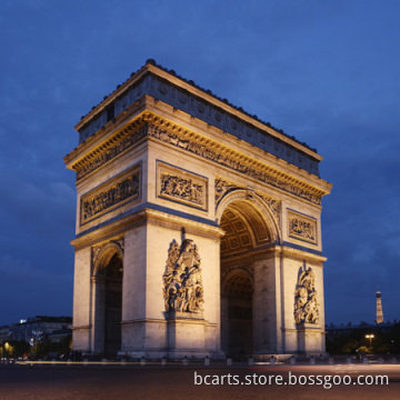 Dafen Custom Famous Buildings Traditional Designs of Fabric Painting